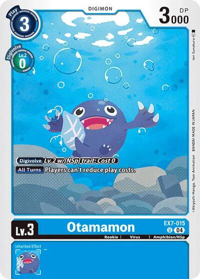 Otamamon (Digimon LIBERATOR) Near Mint - Nick Nack's Full Frontal Attack