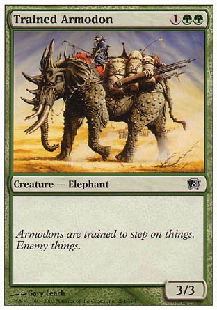 Trained Armodon (8th Edition) Near Mint - Nick Nack's Full Frontal Attack