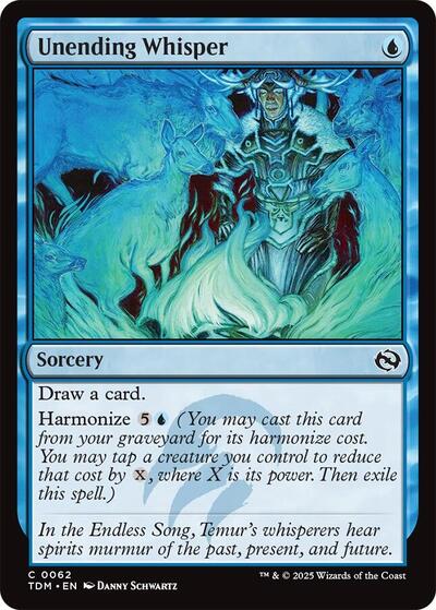 Unending Whisper (Tarkir: Dragonstorm) Near Mint - Nick Nack's Full Frontal Attack