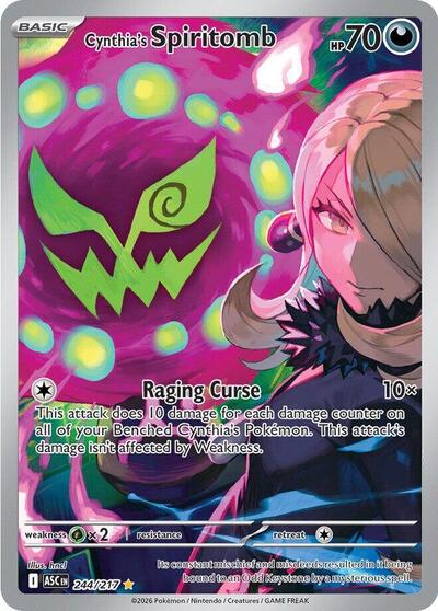Cynthia's Spiritomb - 244 (ME: Ascended Heroes) Near Mint Holofoil