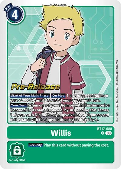 Willis (Secret Crisis Pre-Release Cards) Near Mint