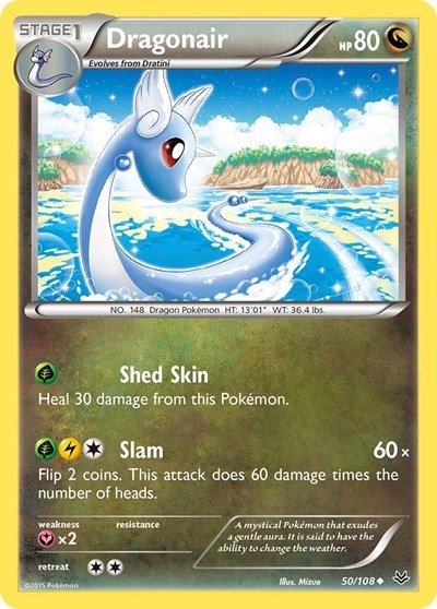 Dragonair (XY Roaring Skies) Medium Play - Nick Nack's Full Frontal Attack