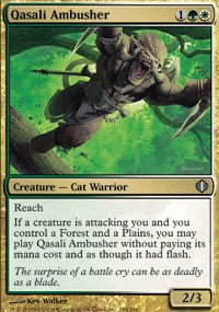 Qasali Ambusher (Shards of Alara) Light Play - Nick Nack's Full Frontal Attack