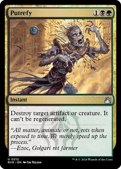Putrefy (Ravnica Remastered) Near Mint - Nick Nack's Full Frontal Attack
