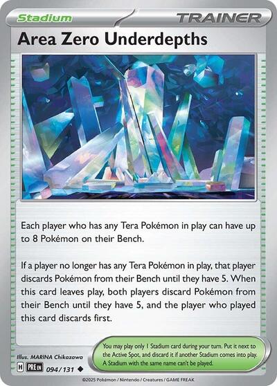 Area Zero Underdepths (SV: Prismatic Evolutions) Near Mint - Nick Nack's Full Frontal Attack