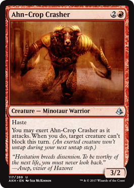 Ahn - Crop Crasher (Amonkhet) Near Mint - Nick Nack's Full Frontal Attack