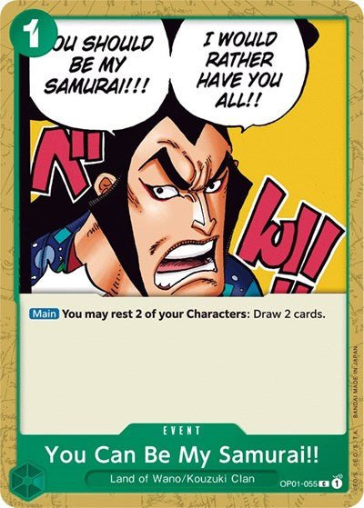 You Can Be My Samurai!! (Romance Dawn) Near Mint - Nick Nack's Full Frontal Attack