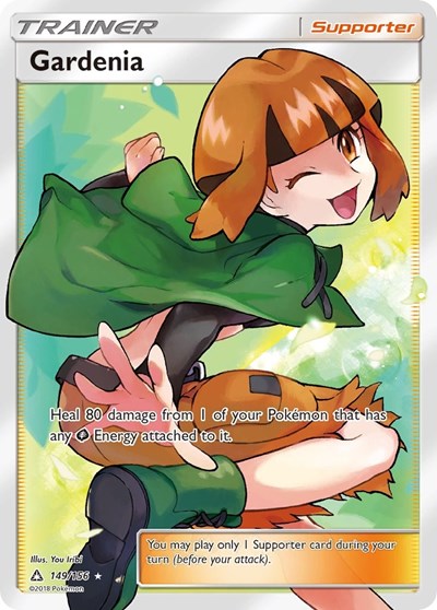 Gardenia (Full Art) (SM - Ultra Prism) Near Mint Holofoil