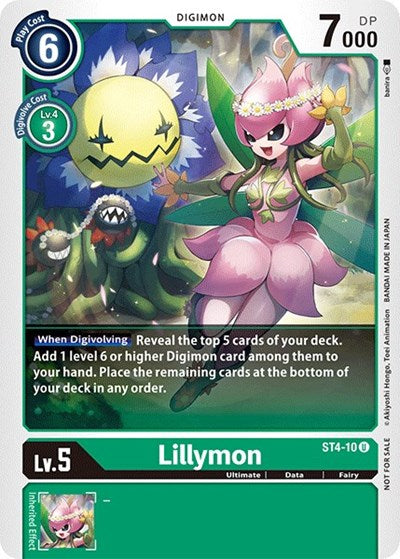 Lillymon (Official Tournament Pack Vol.3) (Starter Deck 04: Giga Green) Near Mint
