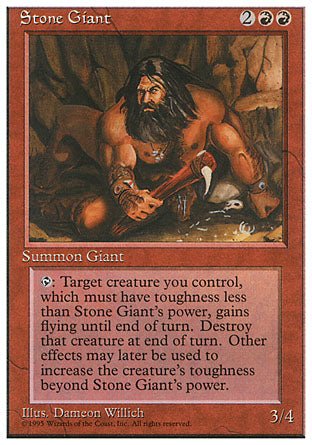 Stone Giant (4th Edition) Light Play - Nick Nack's Full Frontal Attack
