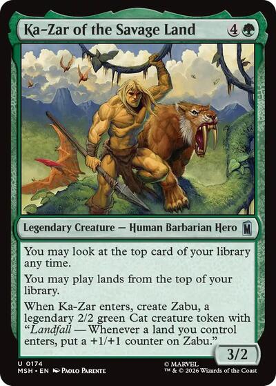 Ka-Zar of the Savage Land (Marvel Super Heroes) Near Mint - Nick Nack's Full Frontal Attack