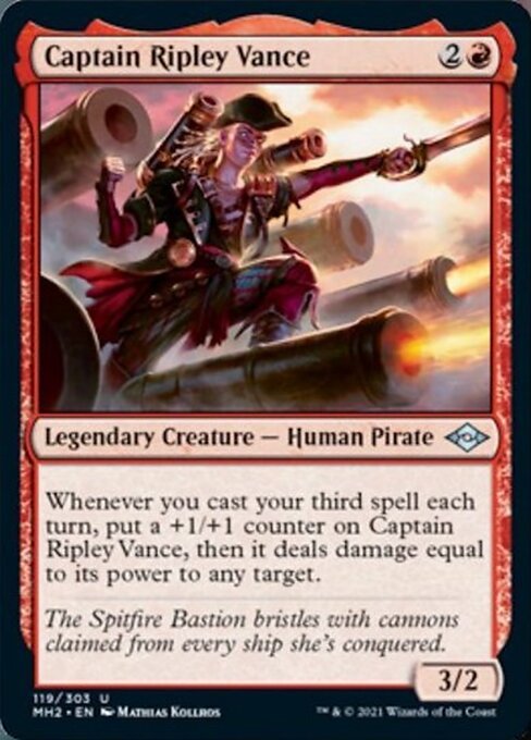 Captain Ripley Vance (Modern Horizons 2) Near Mint - Nick Nack's Full Frontal Attack