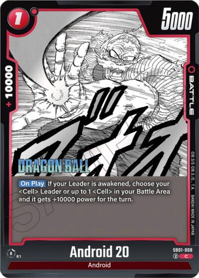 Android 20 (Manga Booster 01) Near Mint - Nick Nack's Full Frontal Attack