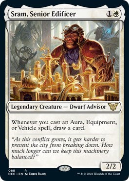 Sram, Senior Edificer (Commander: Kamigawa: Neon Dynasty) Near Mint