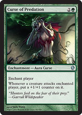 Curse of Predation (Commander 2013 Edition) Near Mint - Nick Nack's Full Frontal Attack