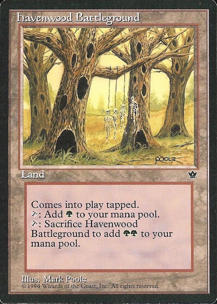 Havenwood Battleground (Fallen Empires) Heavy Play - Nick Nack's Full Frontal Attack