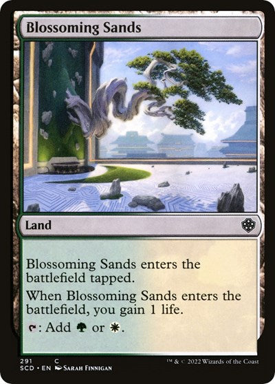 Blossoming Sands (Commander 2022 Starter Decks) Near Mint - Nick Nack's Full Frontal Attack