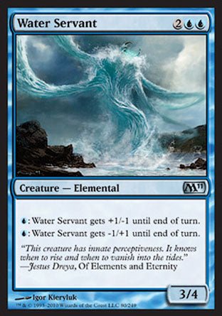 Water Servant (Magic 2011 Core Set) Near Mint - Nick Nack's Full Frontal Attack