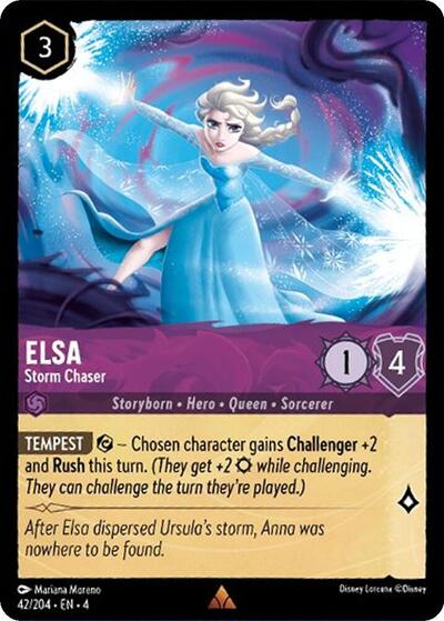Elsa - Storm Chaser (Ursula's Return) Near Mint - Nick Nack's Full Frontal Attack