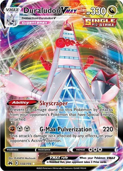 Duraludon VMAX (Crown Zenith) Near Mint Holofoil - Nick Nack's Full Frontal Attack