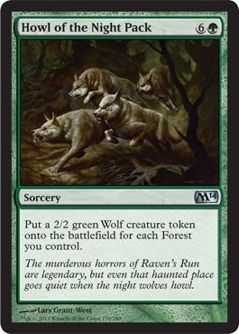 Howl of the Night Pack (Magic 2014 Core Set) Near Mint - Nick Nack's Full Frontal Attack