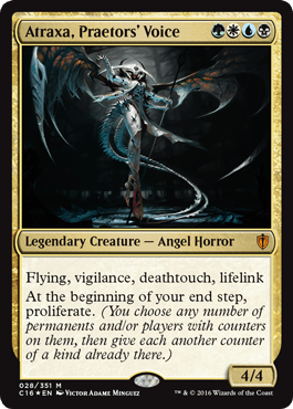 Atraxa, Praetors' Voice (Commander 2016 Edition) Light Play Foil Japanese - Nick Nack's Full Frontal Attack