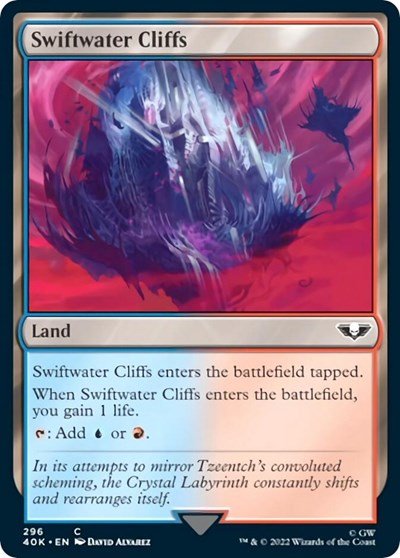 Swiftwater Cliffs (Universes Beyond: Warhammer 40K) Near Mint - Nick Nack's Full Frontal Attack