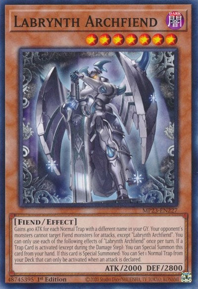 Labrynth Archfiend (25th Anniversary Tin: Dueling Heroes Mega Pack) Light Play 1st Edition