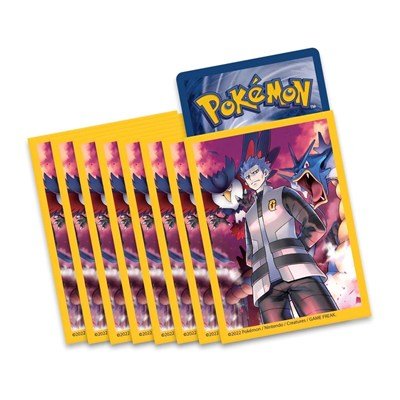 Pokemon TCG: Cyrus Premium Tournament Collection Card Sleeves Cyrus (65 - Pack) (Pokemon International) New - Nick Nack's Full Frontal Attack