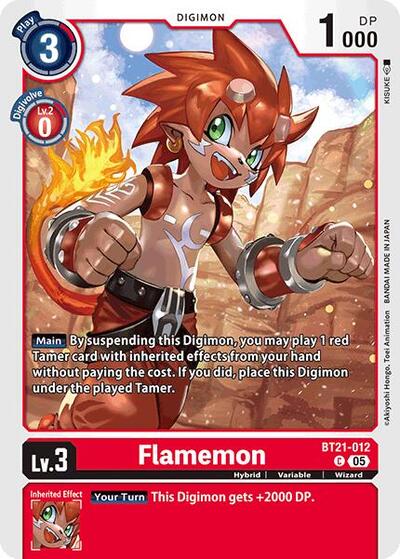 Flamemon (World Convergence) Near Mint