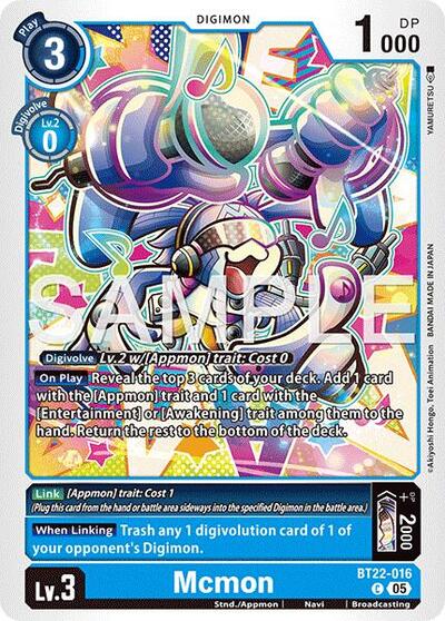 Mcmon (Cyber Eden) Near Mint - Nick Nack's Full Frontal Attack
