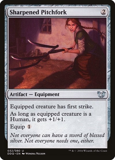 Sharpened Pitchfork (Duel Decks: Blessed vs Cursed) Near Mint
