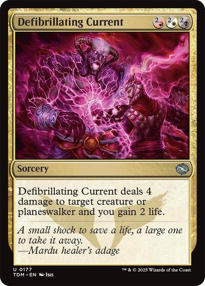 Defibrillating Current (Tarkir: Dragonstorm) Near Mint - Nick Nack's Full Frontal Attack