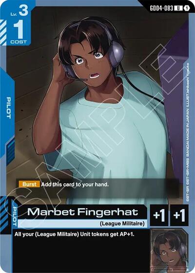 Marbet Fingerhat (Phantom Aria) Near Mint