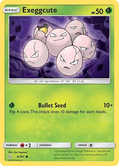 Exeggcute (SM - Team Up) Near Mint - Nick Nack's Full Frontal Attack
