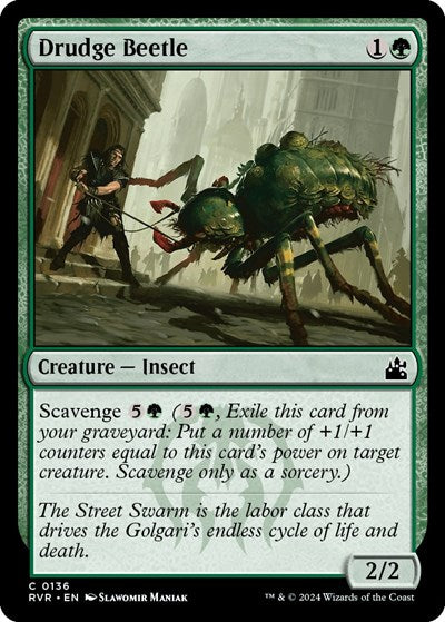 Drudge Beetle (Ravnica Remastered) Near Mint - Nick Nack's Full Frontal Attack
