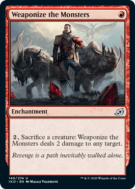 Weaponize the Monsters (Ikoria: Lair of Behemoths) Near Mint - Nick Nack's Full Frontal Attack
