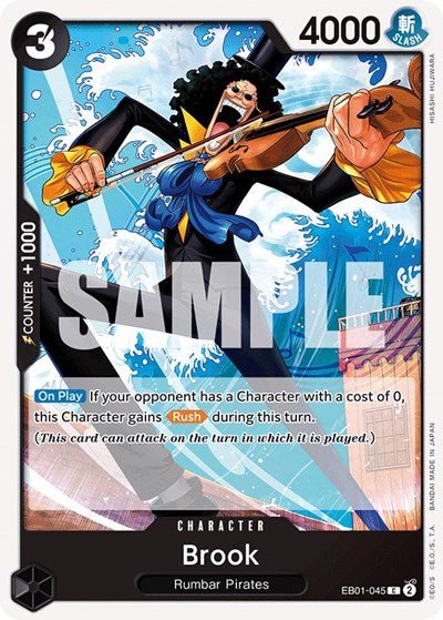 Brook (045) (Extra Booster: Memorial Collection) Near Mint - Nick Nack's Full Frontal Attack