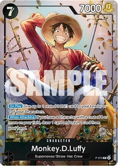 Monkey.D.Luffy (Tin Pack Set Vol. 2) (One Piece Promotion Cards) Near Mint Foil - Nick Nack's Full Frontal Attack