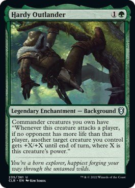 Hardy Outlander (Commander Legends: Battle for Baldur's Gate) Near Mint - Nick Nack's Full Frontal Attack