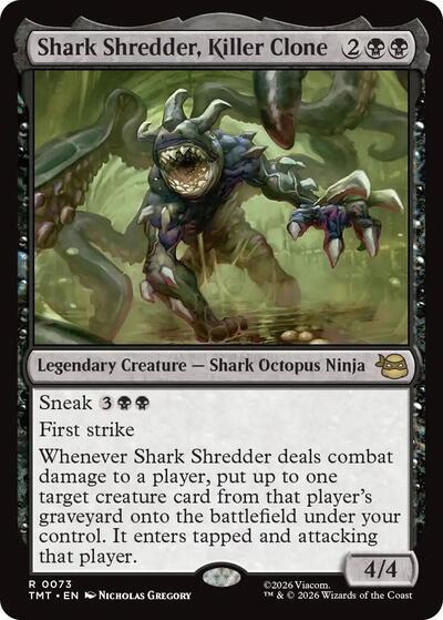 Shark Shredder, Killer Clone (Teenage Mutant Ninja Turtles) Near Mint