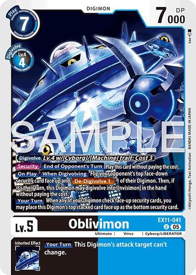 Oblivimon (Dawn of Liberator) Near Mint - Nick Nack's Full Frontal Attack