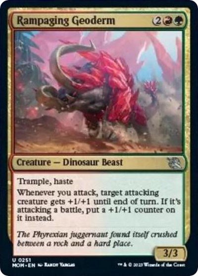 Rampaging Geoderm (March of the Machine) Near Mint - Nick Nack's Full Frontal Attack