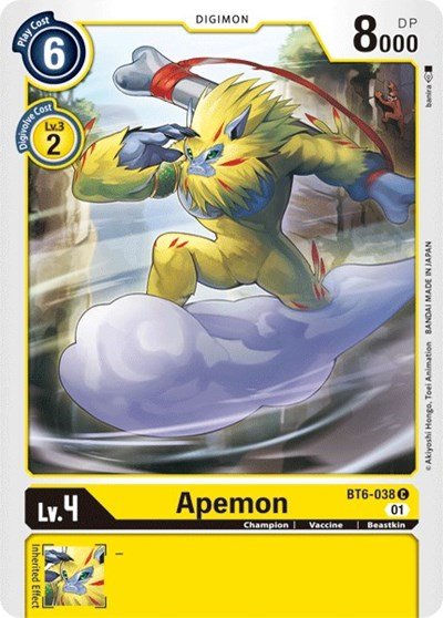 Apemon (Double Diamond) Near Mint - Nick Nack's Full Frontal Attack