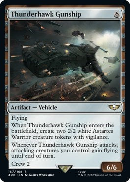 Thunderhawk Gunship (Universes Beyond: Warhammer 40K) Near Mint