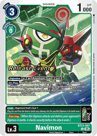 Navimon (World Convergence Release Event Cards) Near Mint - Nick Nack's Full Frontal Attack