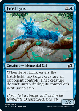 Frost Lynx (Ikoria: Lair of Behemoths) Near Mint - Nick Nack's Full Frontal Attack