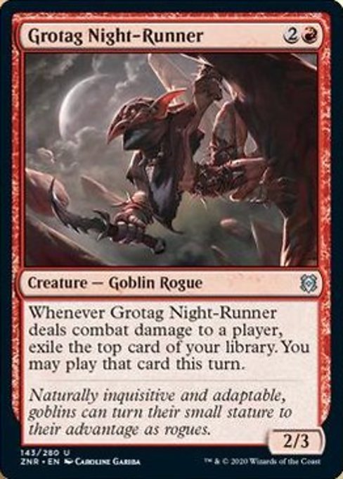 Grotag Night - Runner (Zendikar Rising) Near Mint - Nick Nack's Full Frontal Attack