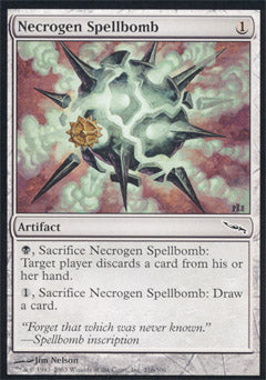 Necrogen Spellbomb (Mirrodin) Light Play