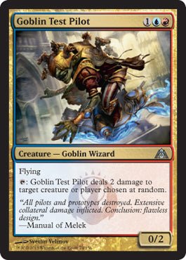 Goblin Test Pilot (Dragon's Maze) Near Mint - Nick Nack's Full Frontal Attack
